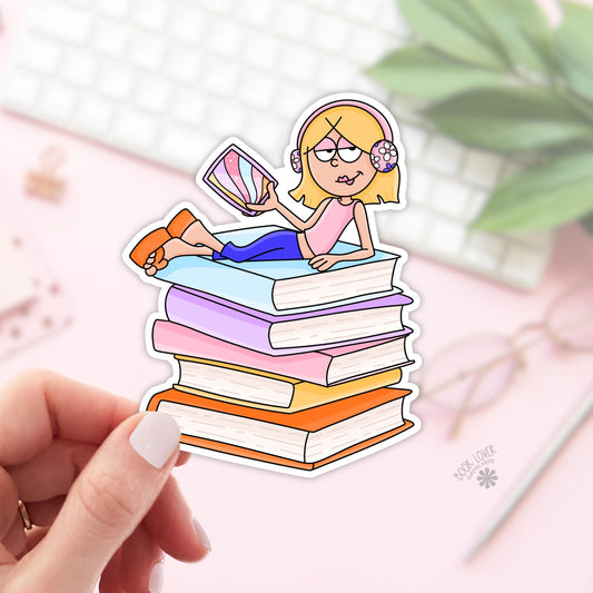 Bookish Lizzie Sticker