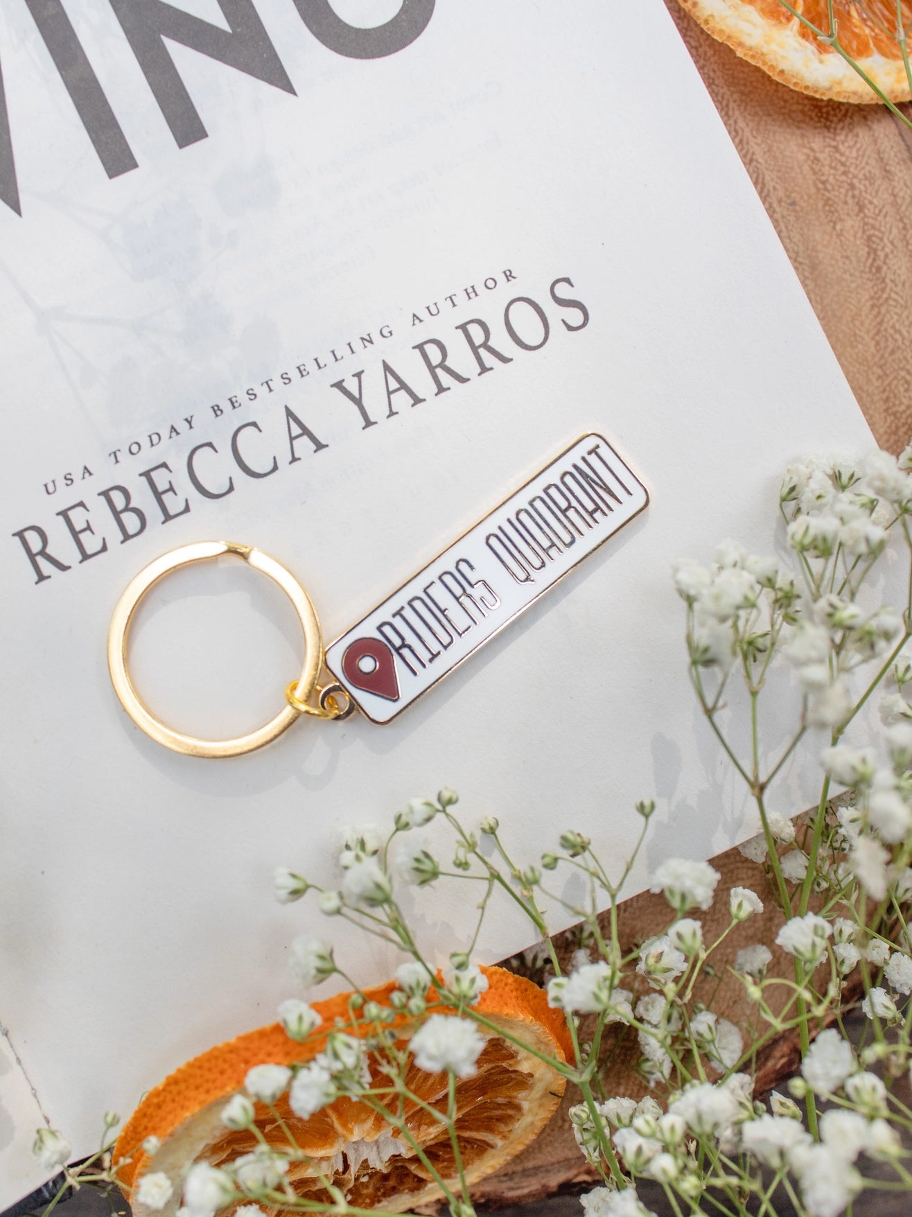 Fourth Wing | Riders Quadrant Location Keychain