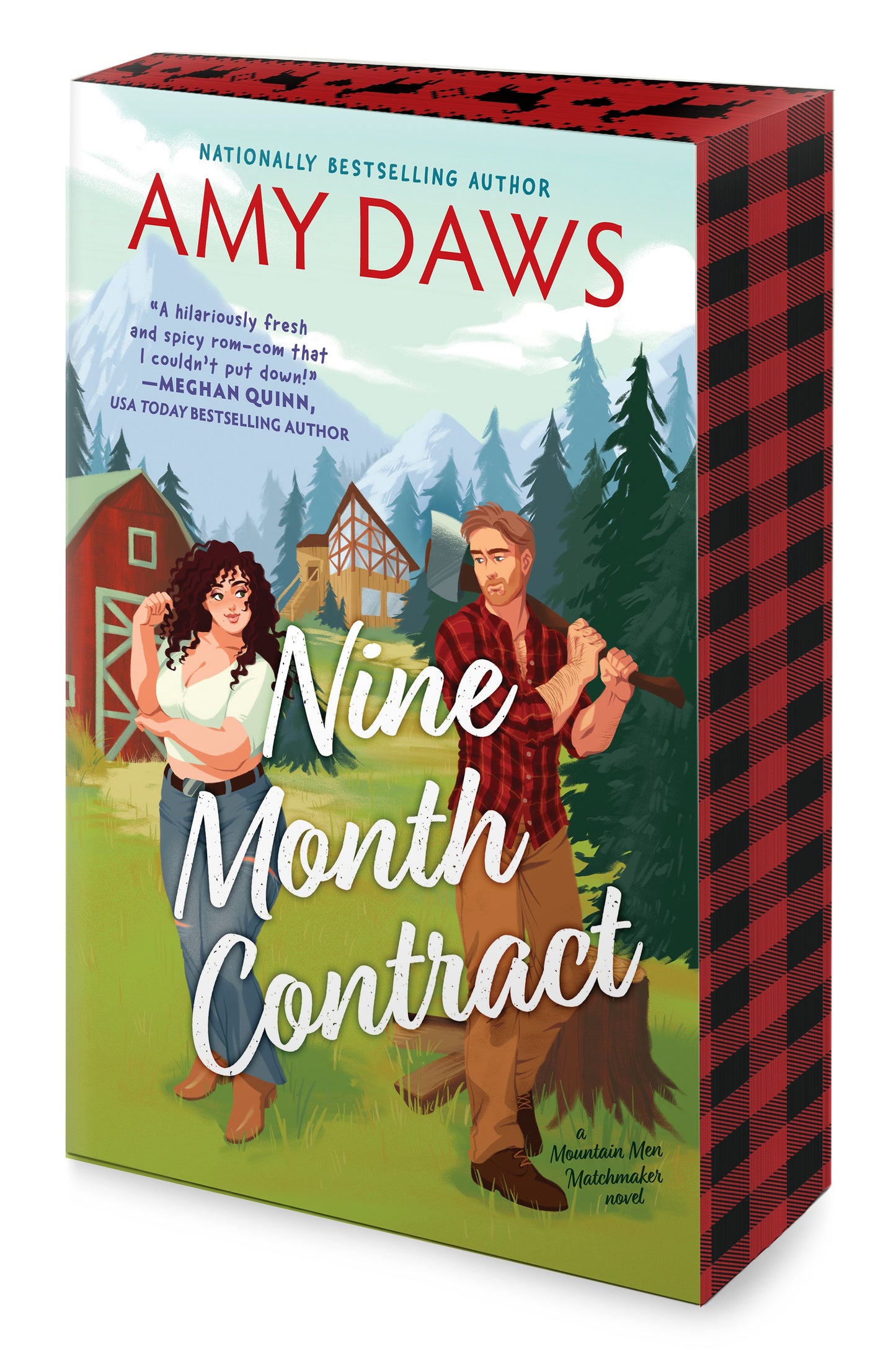 Nine Month Contract (Mountain Men Matchmaker #1) DELUXE - by: Amy Daws