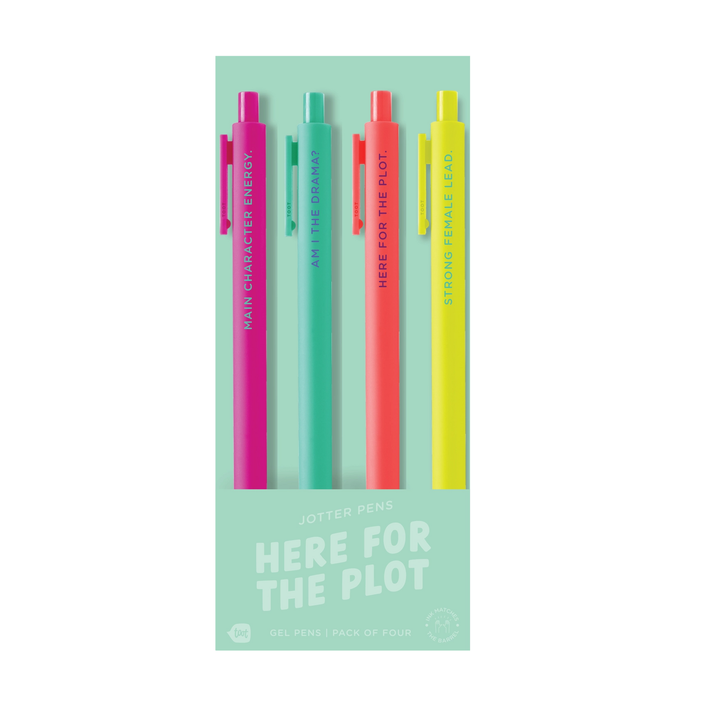 Here For The Plot Jotter Pen Pack