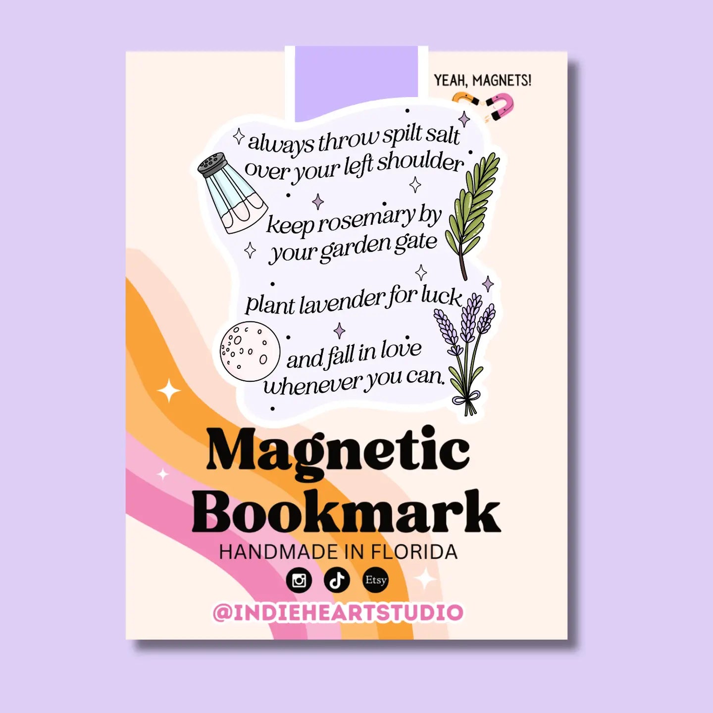 Witches Spell Magnetic Bookmark