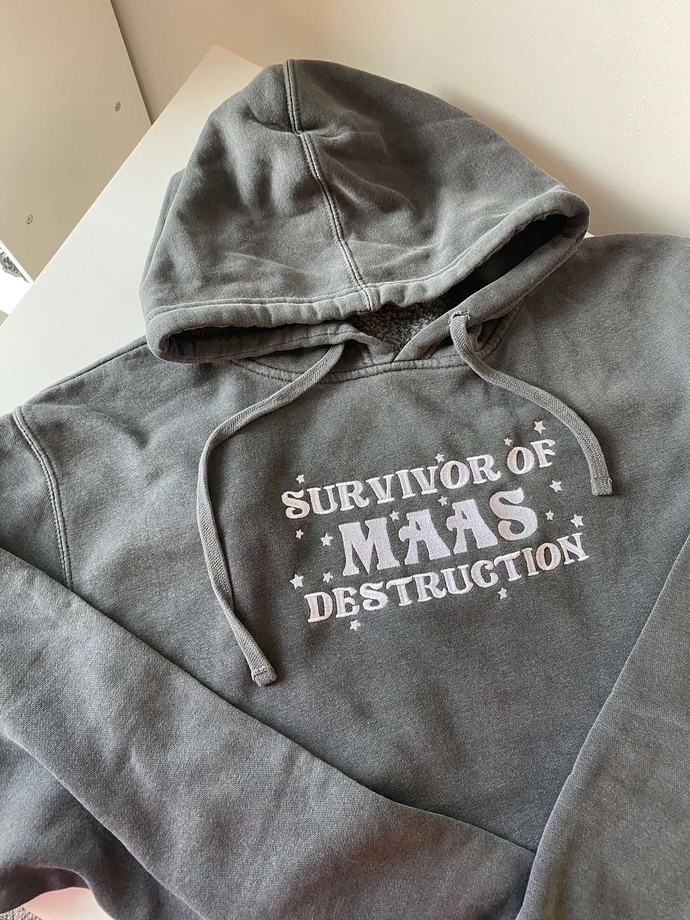 Survivor of Maas Destruction Embroidered - Hoodie