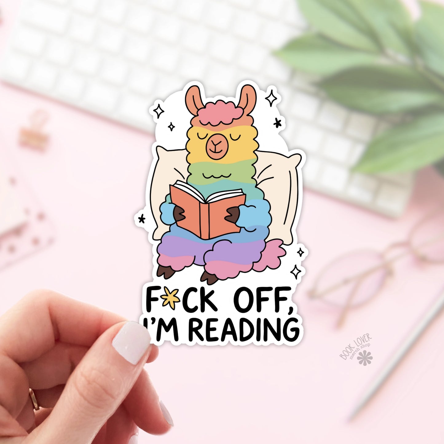 Fuck Off Im Reading Stickers