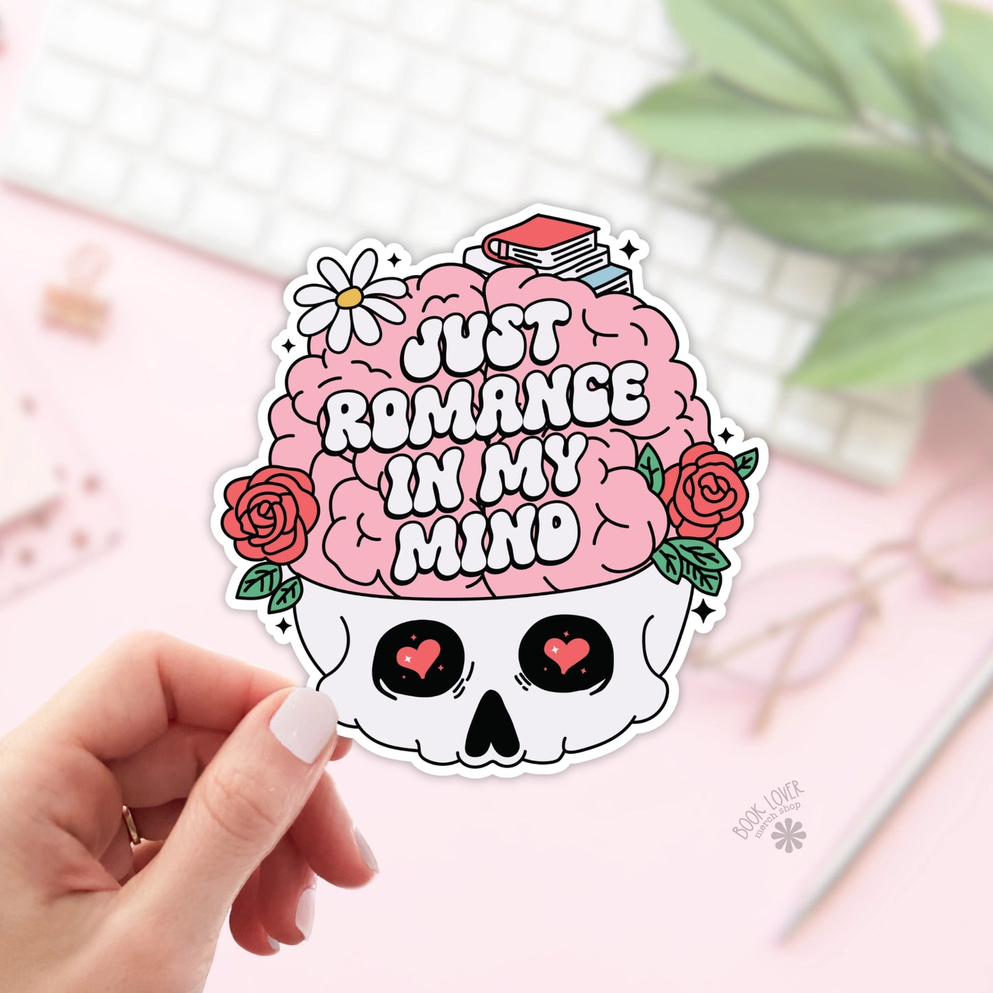Just Romance in My Mind Reader Sticker