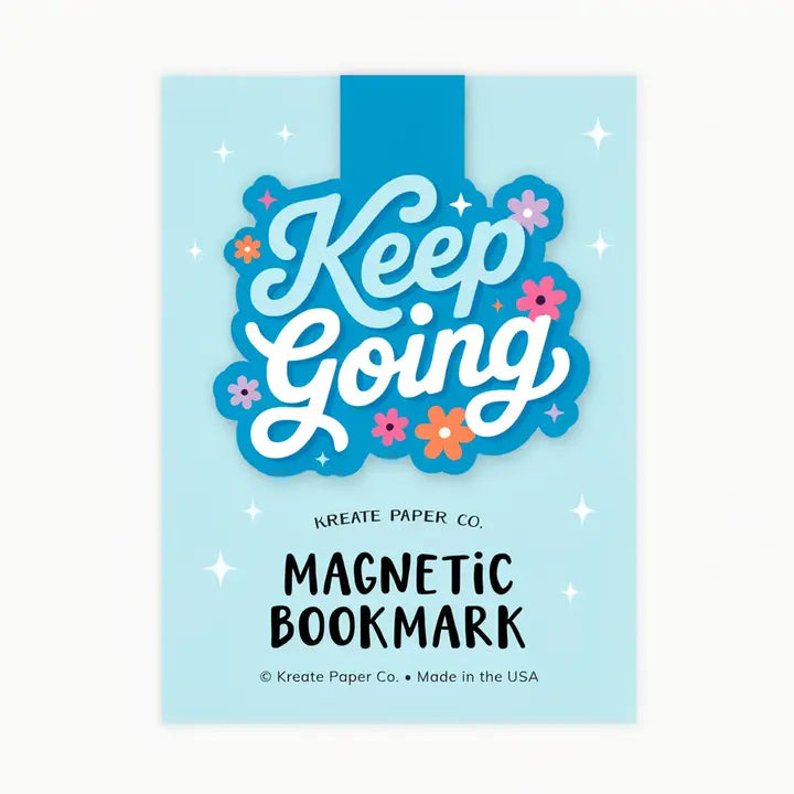 Keep Going Magnetic Bookmark