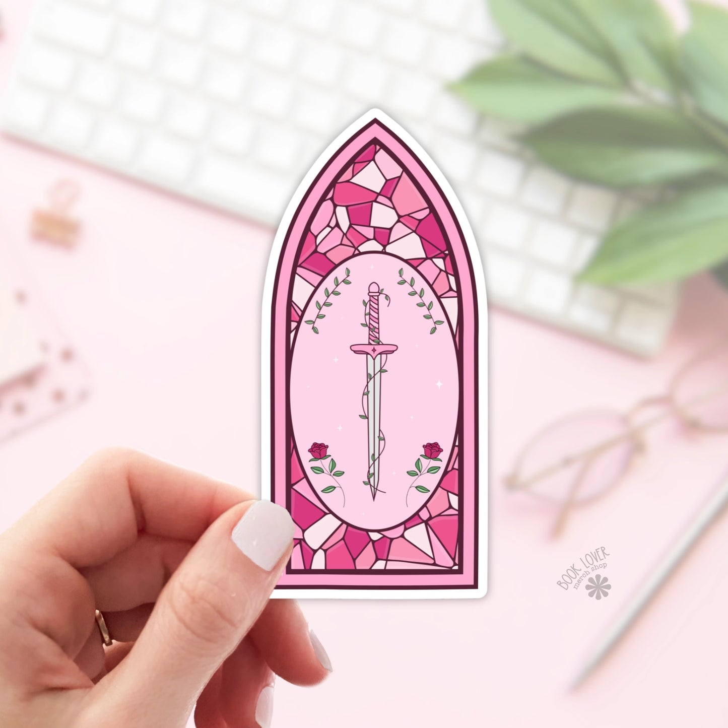Romantasy Stained Glass Sticker