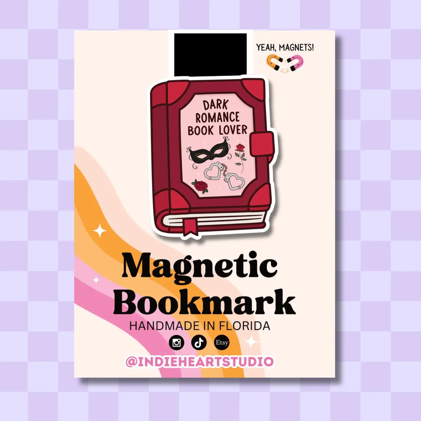 Dark Romance Book Lover Magnetic Bookmark