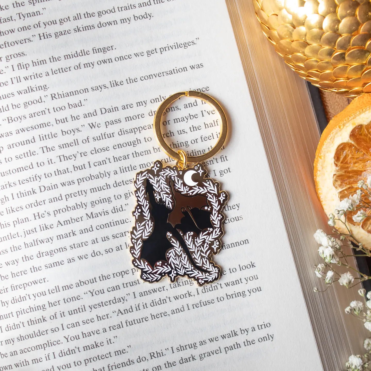 Tairn and Andarna Keychain