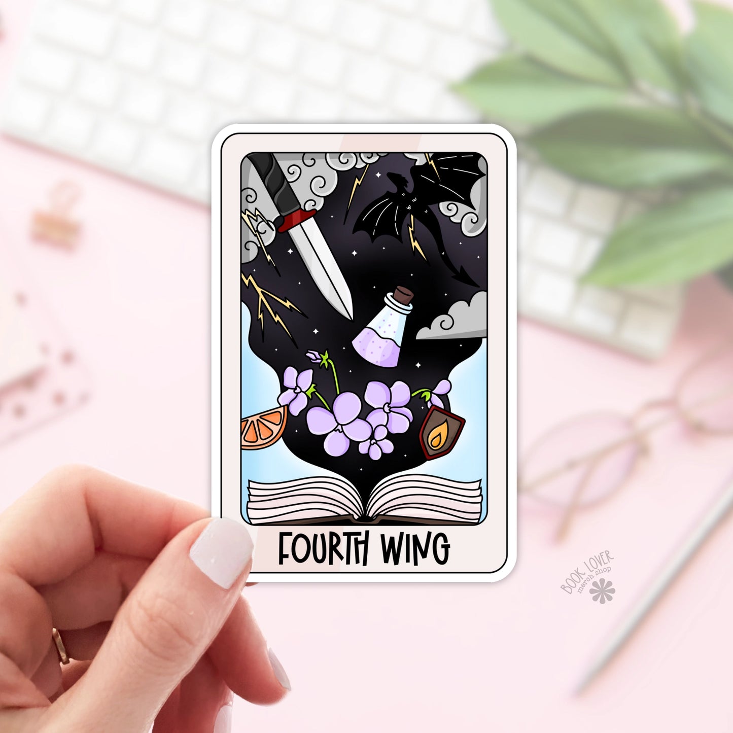 Fourth Wing Sticker