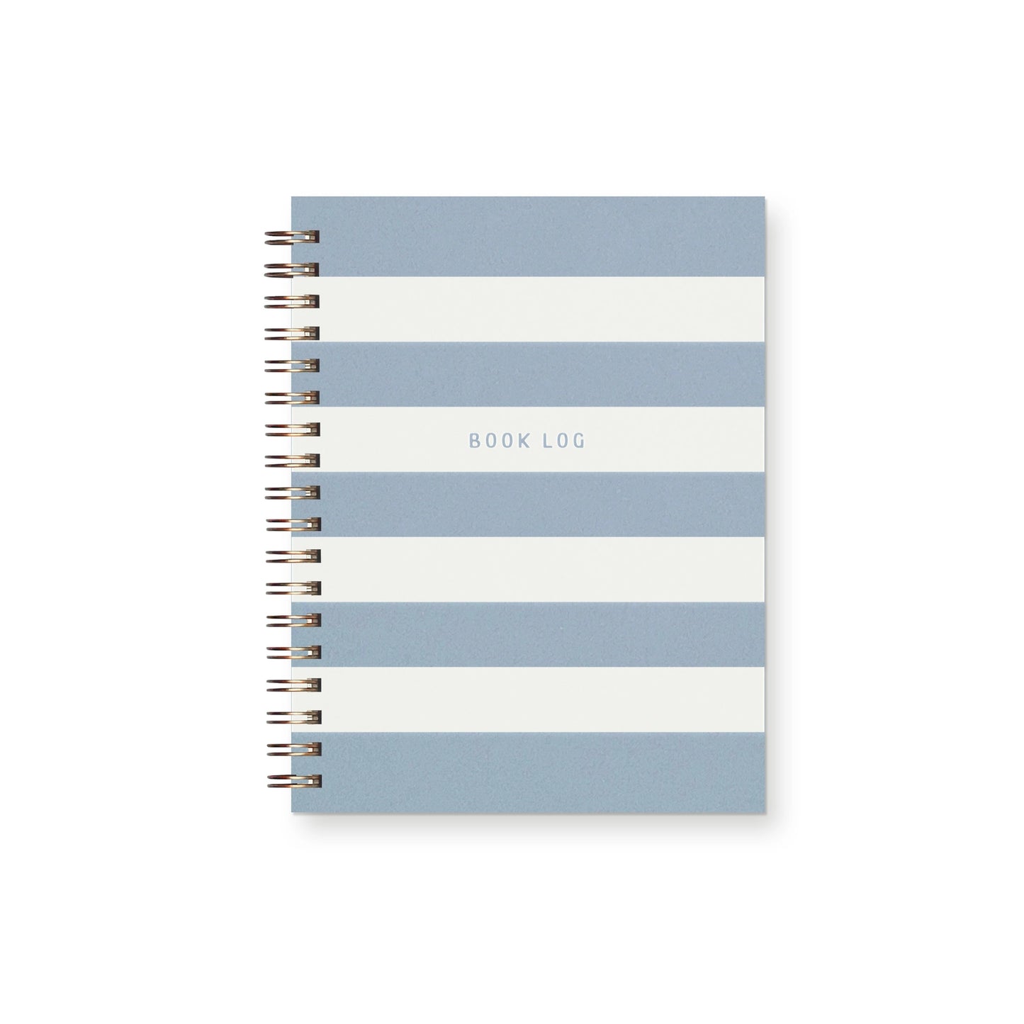 Blue Striped Book Log