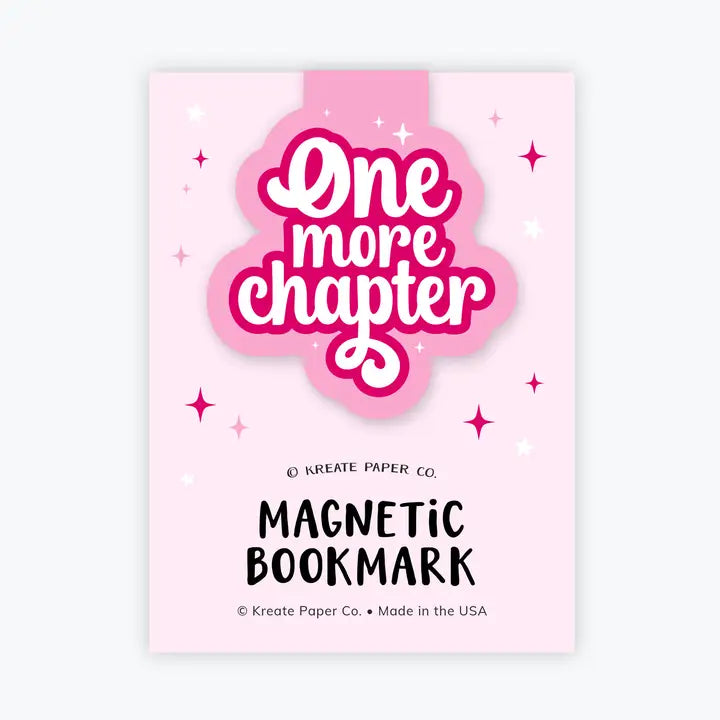 One More Chapter Magnetic Bookmark