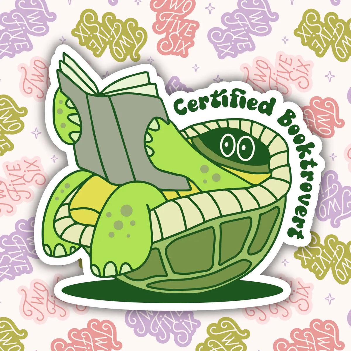 Certified Booktrovert Sticker