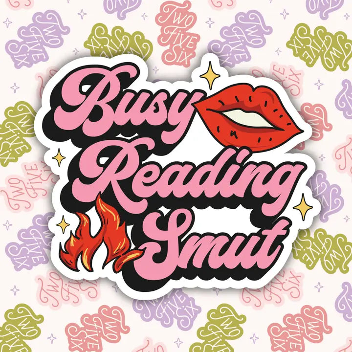 Busy Reading Smut Sticker