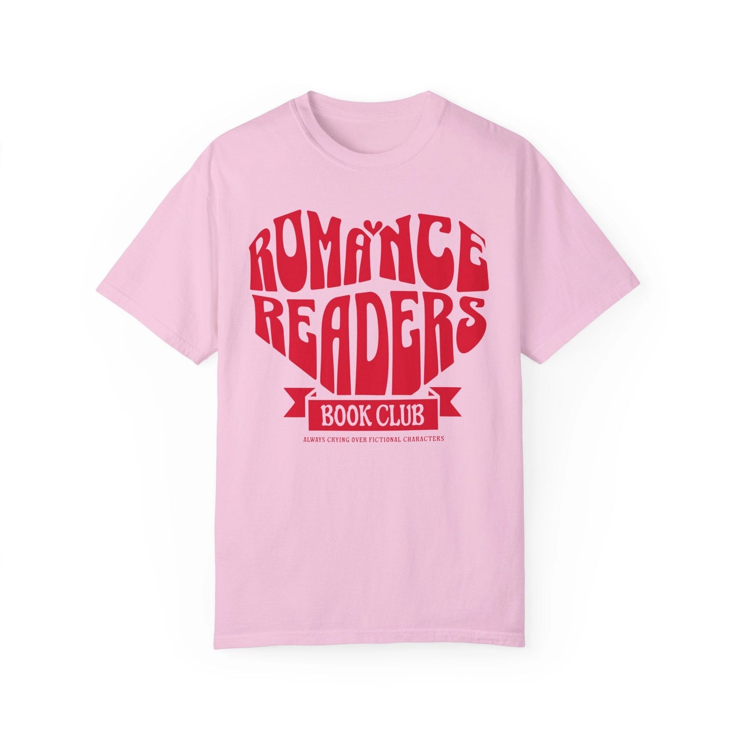Romance Readers Book Club Crying Over Fiction Characters - T-Shirt