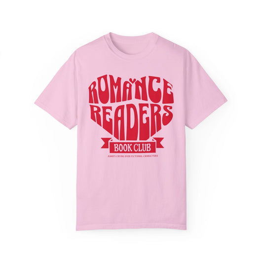 Romance Readers Book Club Crying Over Fiction Characters - T-Shirt