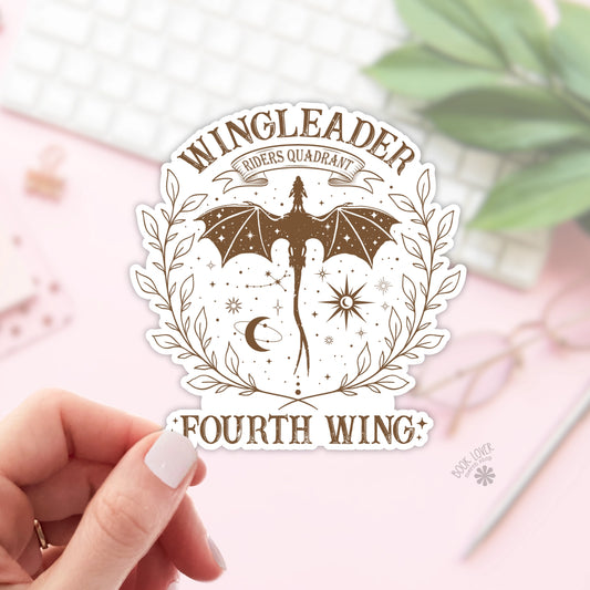 Wingleader Riders Quadrant Fourth Wing Sticker