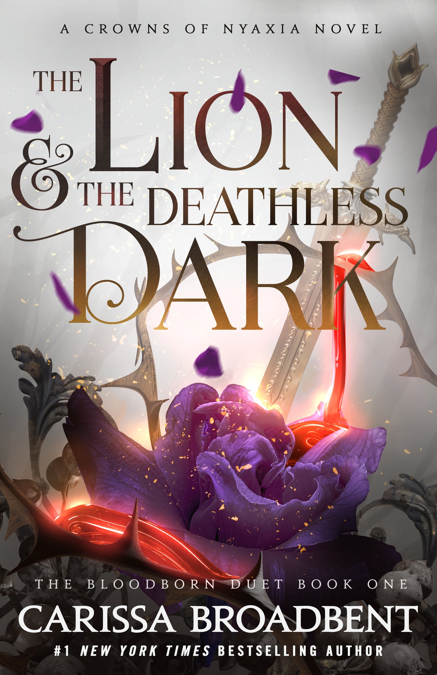 The Lion and the Deathless Dark (Crowns of Nyaxia #5) - by: Carissa Broadbent