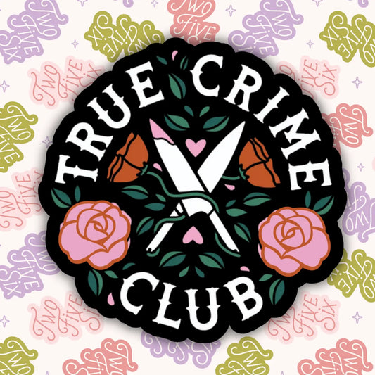 True Crime Club Sticker