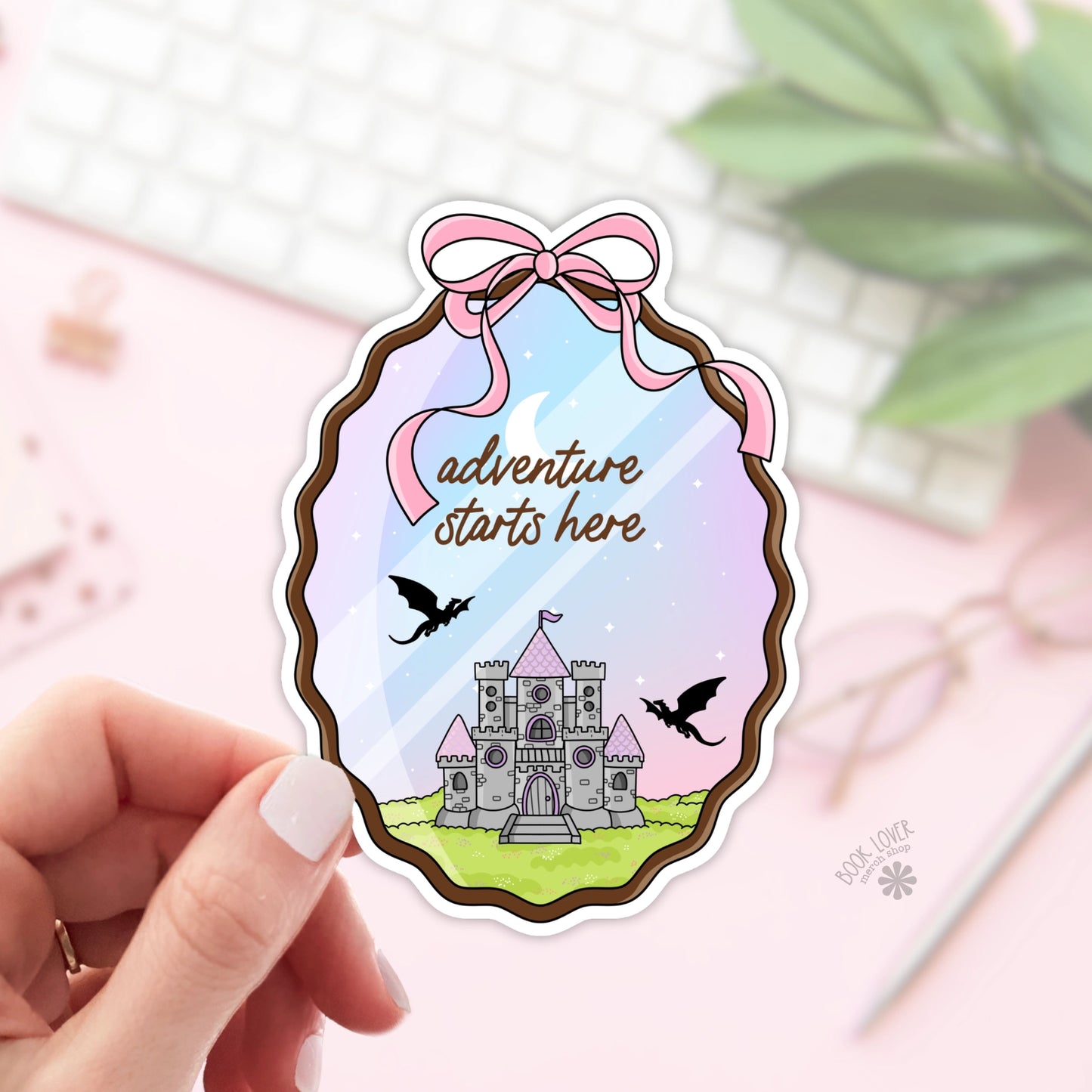 Adventure Start Here Stickers
