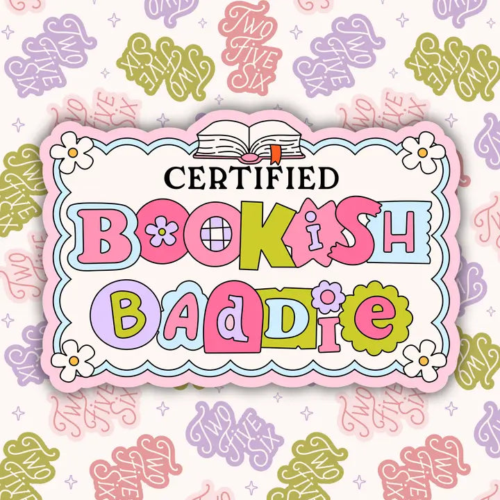 Certified Bookish Baddie Sticker