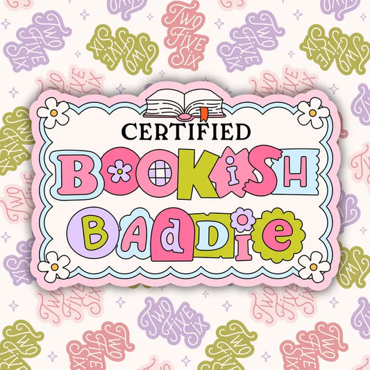 Certified Bookish Baddie Sticker