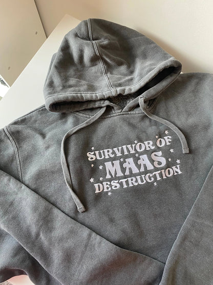 Survivor of Maas Destruction Embroidered - Hoodie