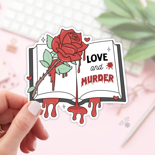 Love and Murder Sticker
