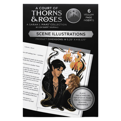 A Court of Thorns and Roses Book Scene Illustrations (6-Pack)