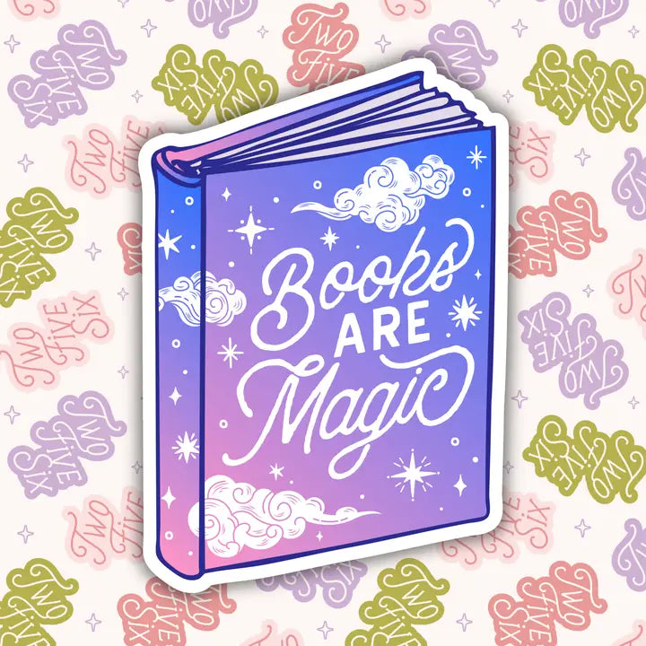 Books Are Magic Sticker