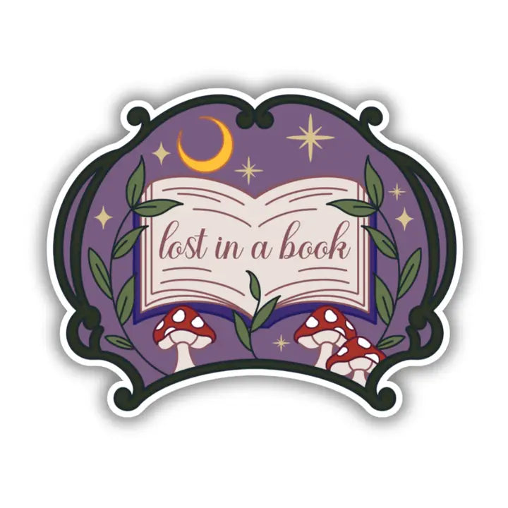Lost in A Book Sticker