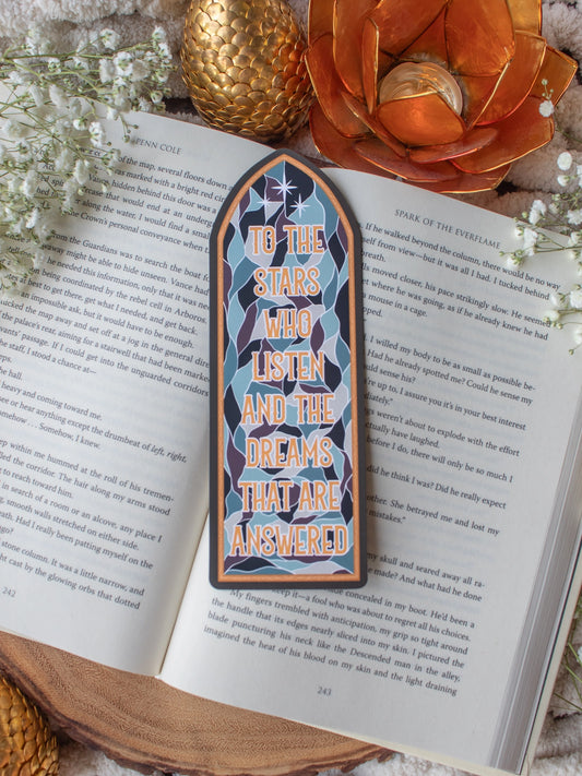 Acotar To the Stars Window Die-Cut Bookmark