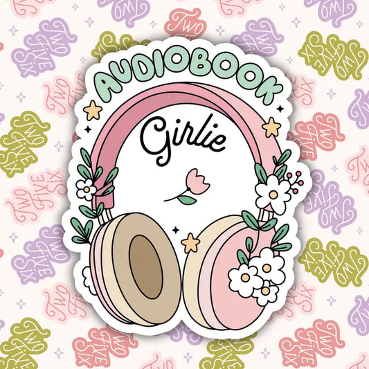 Audiobook Girlie Sticker
