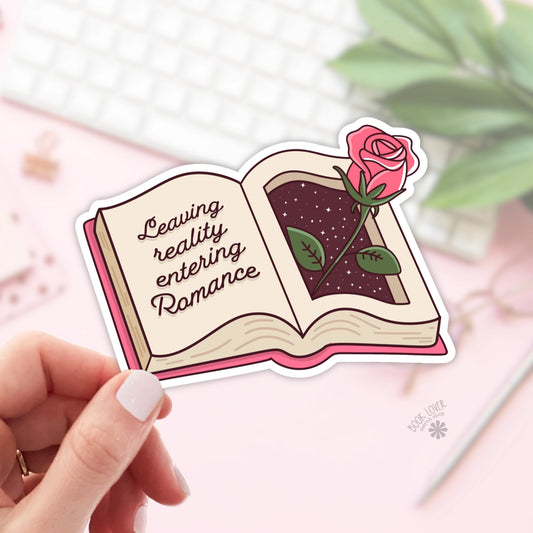 Leaving Reality Entering Romance Sticker