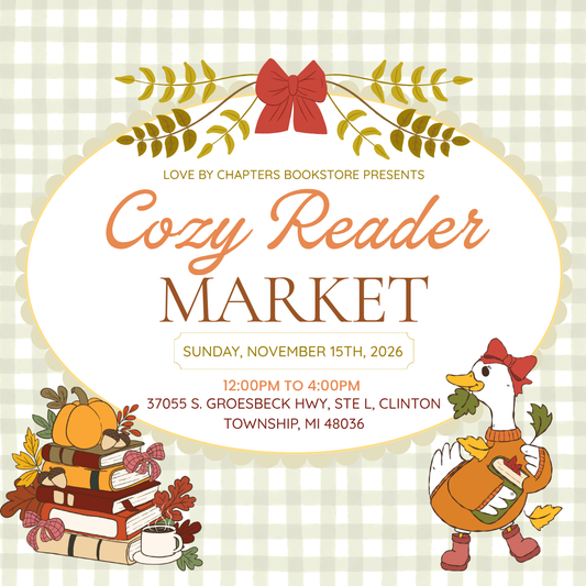 Cozy Reader Market - Nov 15th - 12:00p to 4:00p!