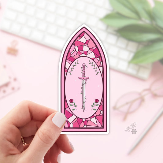 Romantasy Stained Glass Sticker