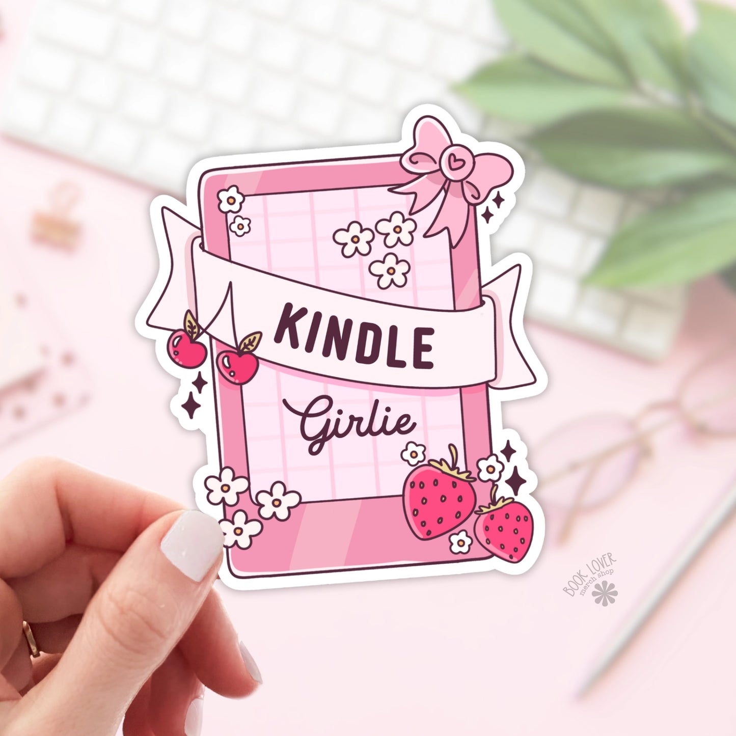 Kindle Girlie Sticker