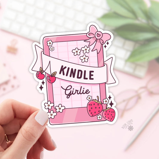 Kindle Girlie Sticker