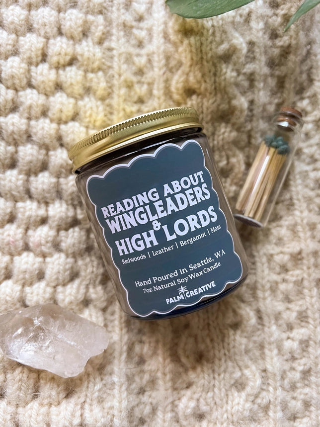 Reading About Wing Leaders & High Lords Candle