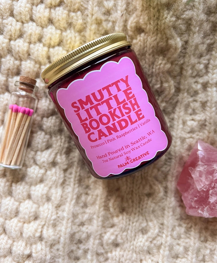 Smutty Little Bookish Candle