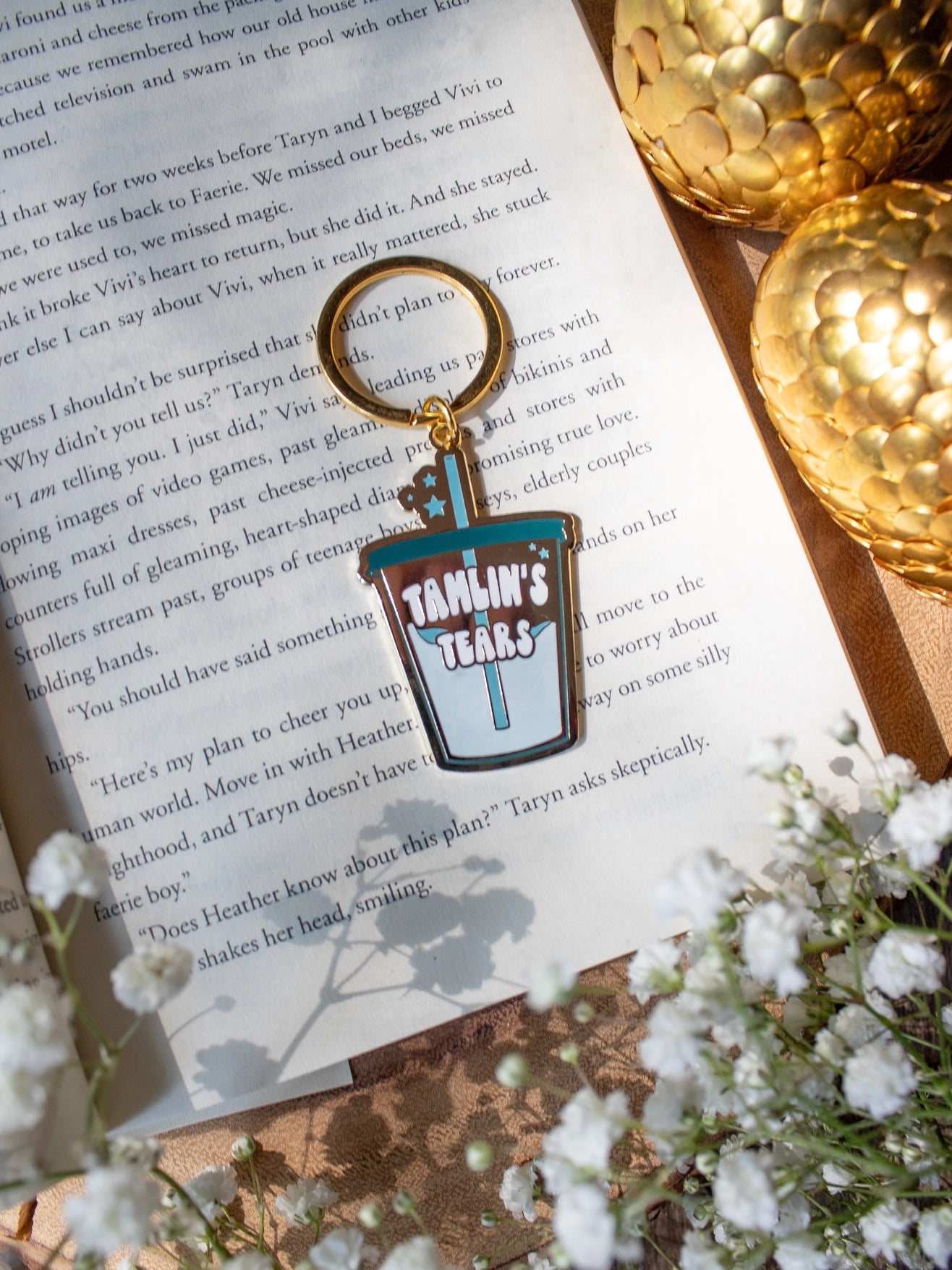 Tamlin's Tears Hard Enamel Keychain | Acotar