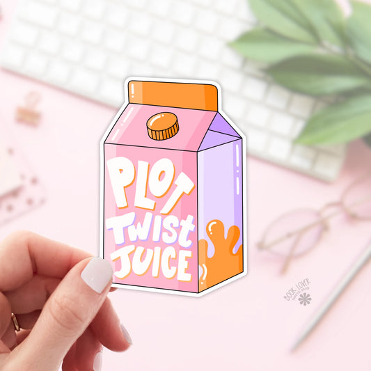 Plot Twist Juice Sticker