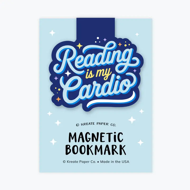 Reading Is My Cardio Magnetic Bookmark